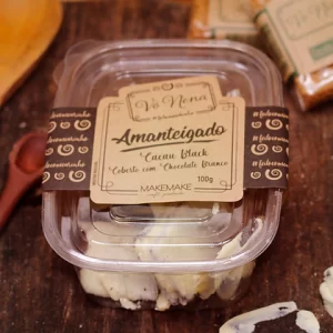 Cacau Black Coberto Com Chocolate Branco - 100g