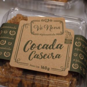 Cocada em Cubos Tradicional - 160g