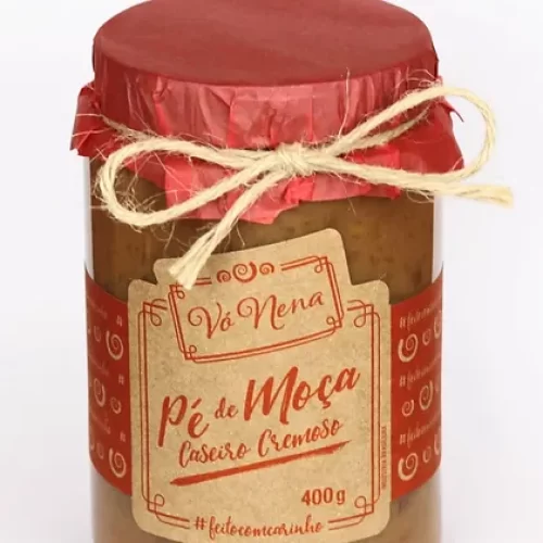Pé de Moça Cremoso- Pote 400g doces vó nena